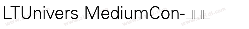 LTUnivers MediumCon字体转换